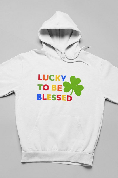 Lucky To Be Blessed 连帽衫 - 精心制作的厚重优质羊毛