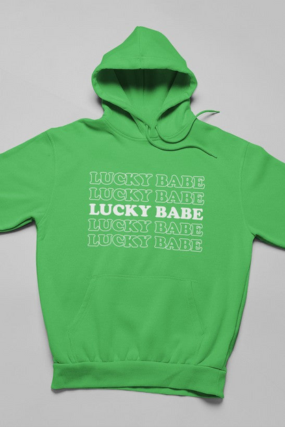 Lucky Babe Hoodie - Meticulously Crafted Heavy Weight High-Quality Fleece