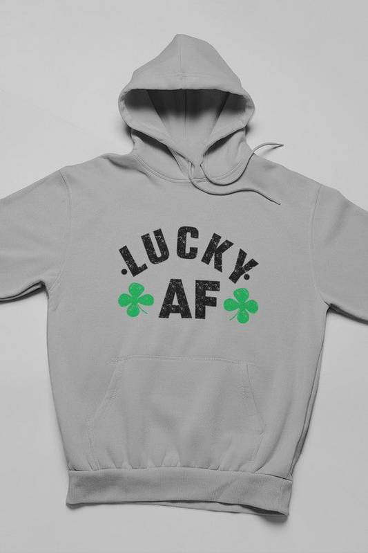 Lucky AF Hoodie - Meticulously Crafted Heavy Weight High-Quality Fleece