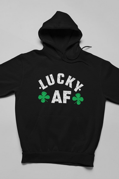 Sudadera con capucha Lucky AF: forro polar de alta calidad, pesado y meticulosamente elaborado