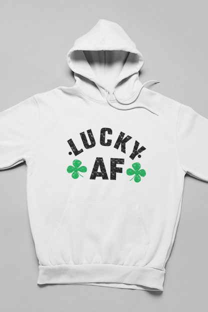 Sudadera con capucha Lucky AF: forro polar de alta calidad, pesado y meticulosamente elaborado