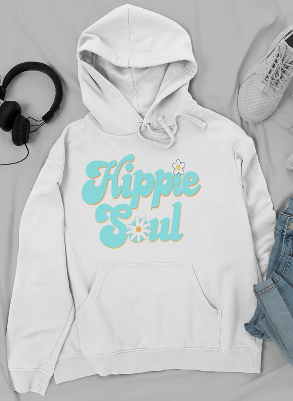 Sudadera con capucha Hippie Soul: forro polar de alta calidad y peso pesado meticulosamente elaborado