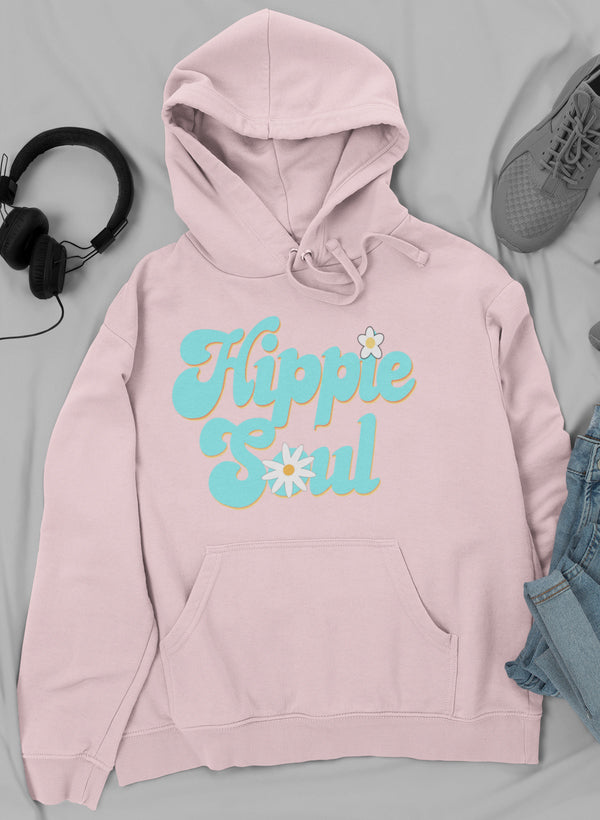 Sudadera con capucha Hippie Soul: forro polar de alta calidad y peso pesado meticulosamente elaborado