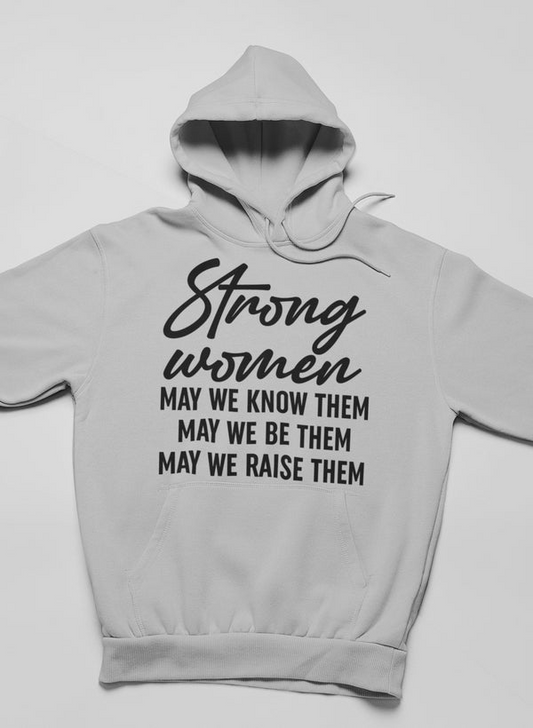 Strong Women Hoodie - Meticulously Crafted Heavy Weight High-Quality Fleece