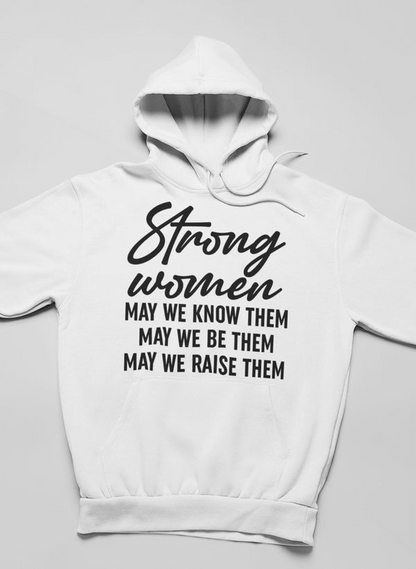 Sudadera con capucha para mujer Strong: forro polar de alta calidad, pesado y meticulosamente elaborado