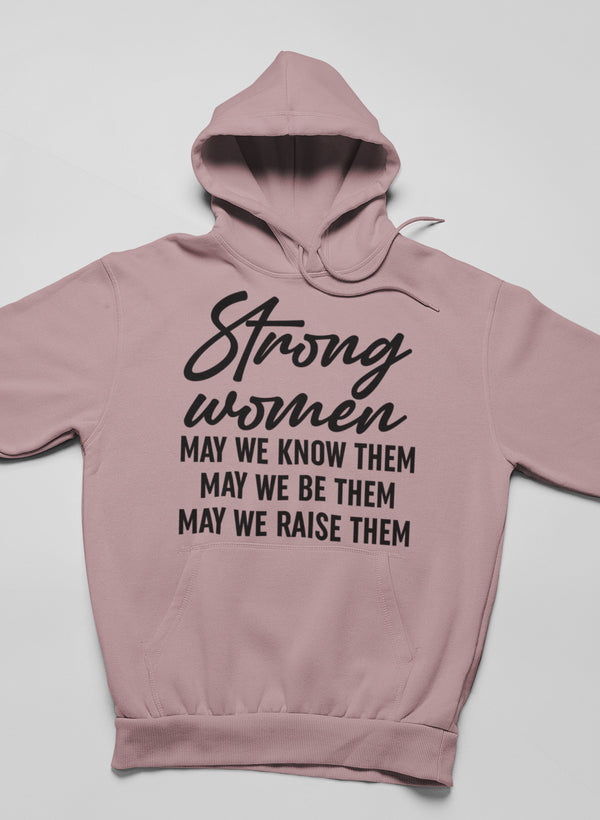 Strong Women Hoodie - Meticulously Crafted Heavy Weight High-Quality Fleece