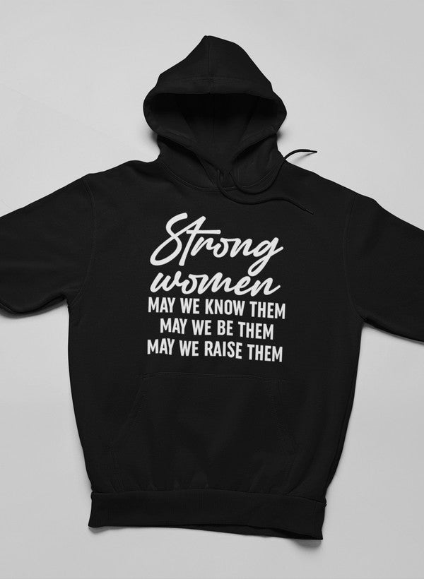 Sudadera con capucha para mujer Strong: forro polar de alta calidad, pesado y meticulosamente elaborado