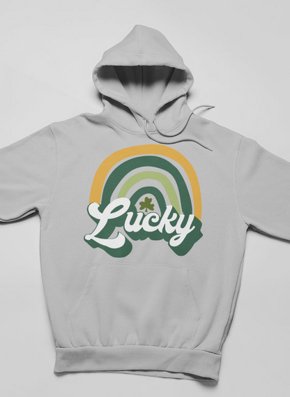 Sudadera con capucha Lucky Retro: forro polar de alta calidad, pesado y meticulosamente elaborado