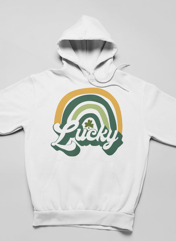 Sudadera con capucha Lucky Retro: forro polar de alta calidad, pesado y meticulosamente elaborado