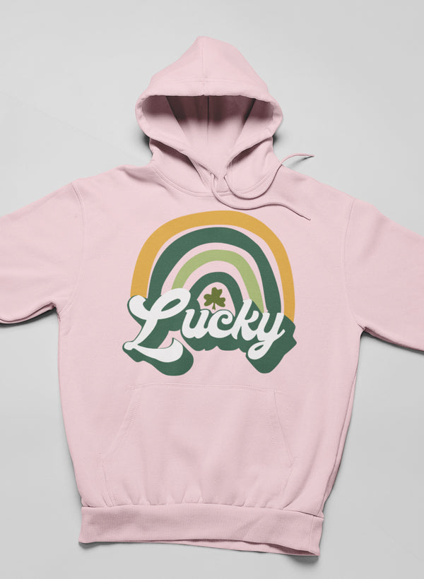 Sudadera con capucha Lucky Retro: forro polar de alta calidad, pesado y meticulosamente elaborado