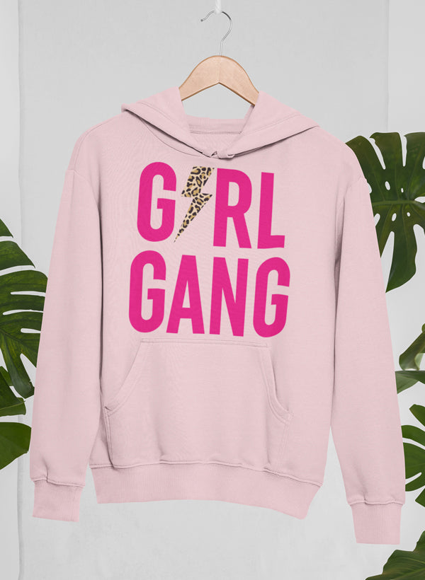 Sudadera con capucha Girl Gang - Forro polar de alta calidad y peso pesado meticulosamente elaborado