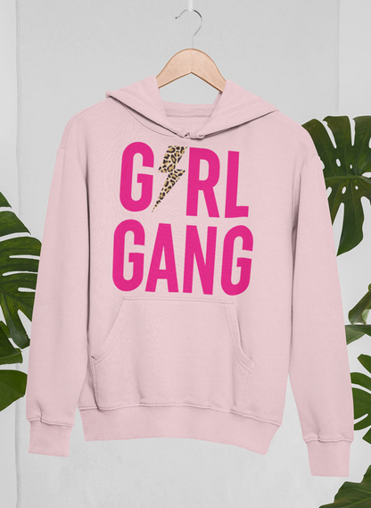 Sudadera con capucha Girl Gang - Forro polar de alta calidad y peso pesado meticulosamente elaborado