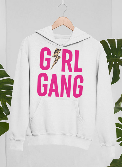 Girl Gang 连帽衫 - 精心制作的厚重优质羊毛