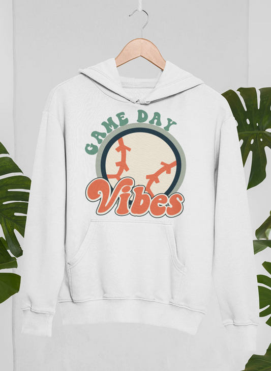 Sudadera con capucha Game Day Vibes: forro polar de alta calidad, pesado y meticulosamente elaborado