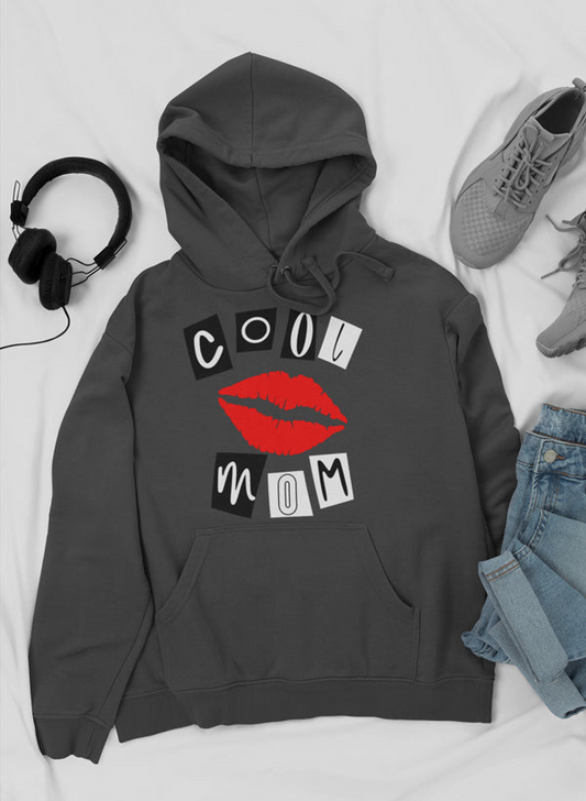 Cool Mom Lips Hoodie - Meticulously Crafted Heavy Weight High-Quality Fleece