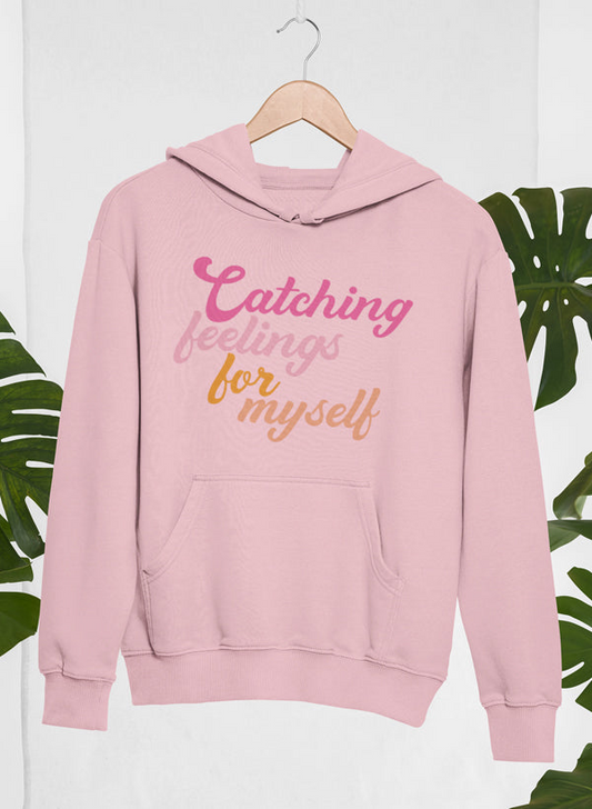 Sudadera con capucha Catching Feelings: forro polar de alta calidad, pesado y meticulosamente elaborado