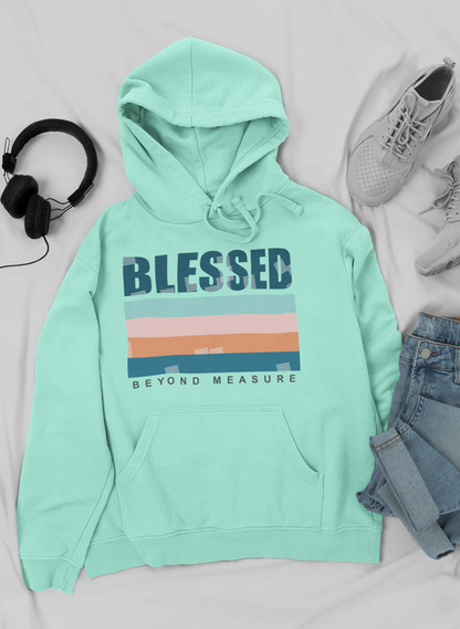 Sudadera con capucha Blessed: forro polar de alta calidad, pesado y meticulosamente elaborado