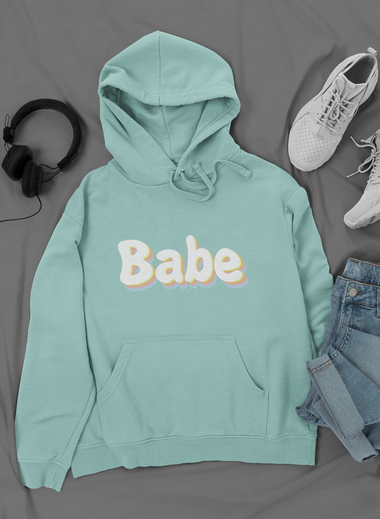 Babe Hoodie - Meticulously Crafted Heavy Weight High-Quality Fleece