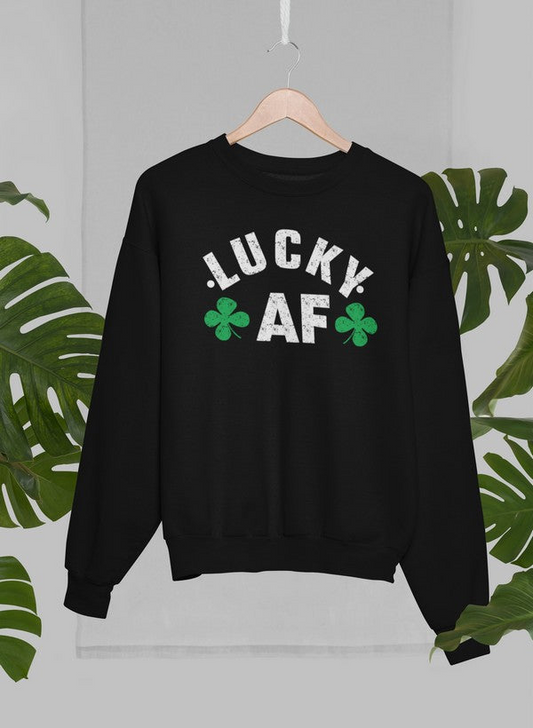 Lucky AF Sweatshirt - Ultimate Combination Of Warmth & Comfort