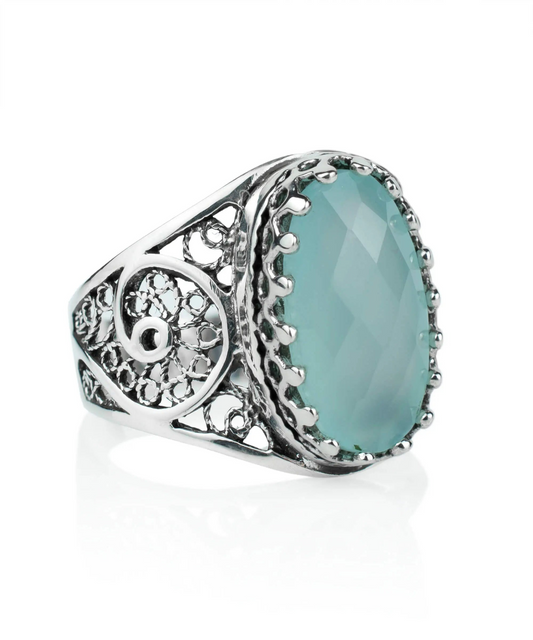 FiligranIst - Aqua Chalcedony Elegance