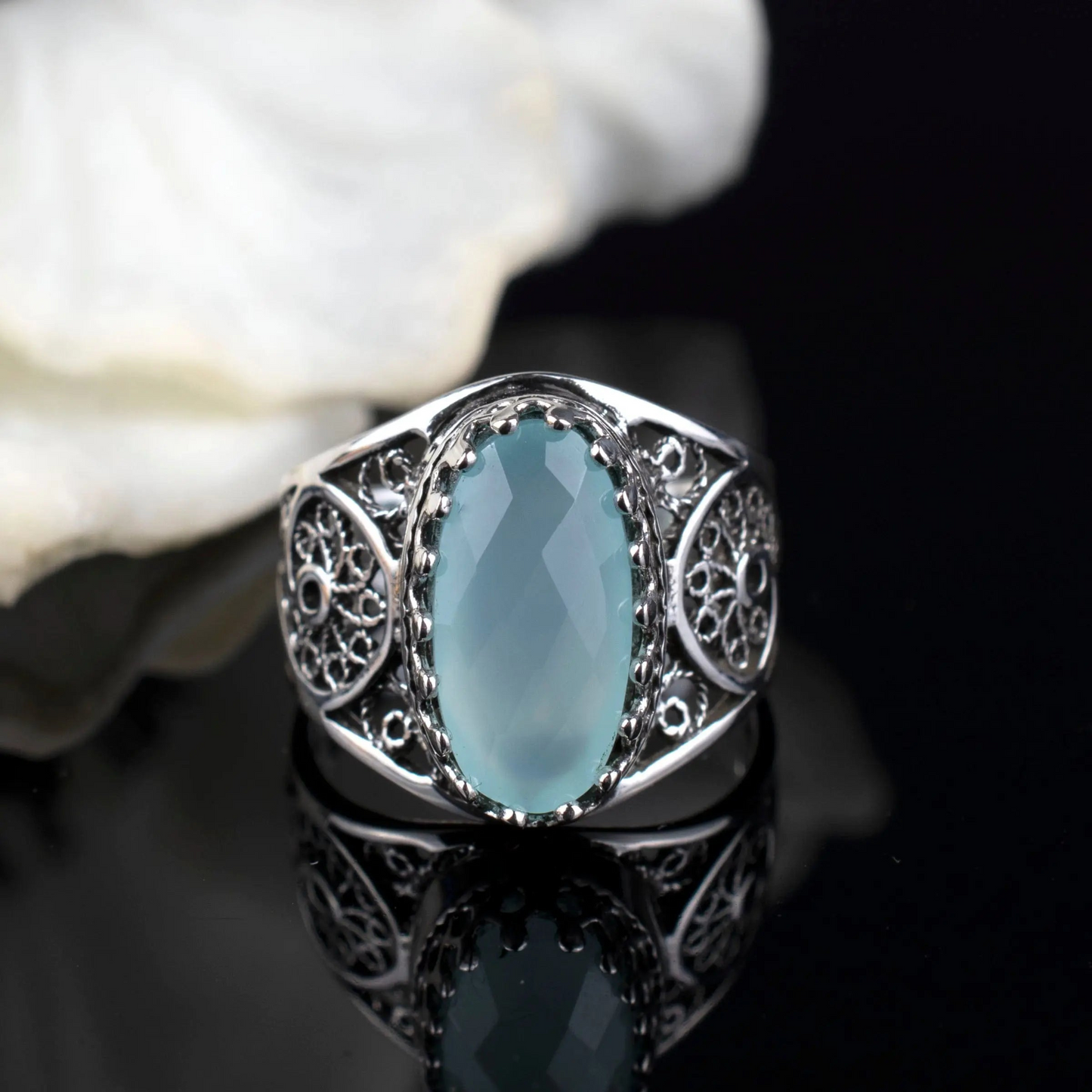 FiligranIst - Aqua Chalcedony Elegance