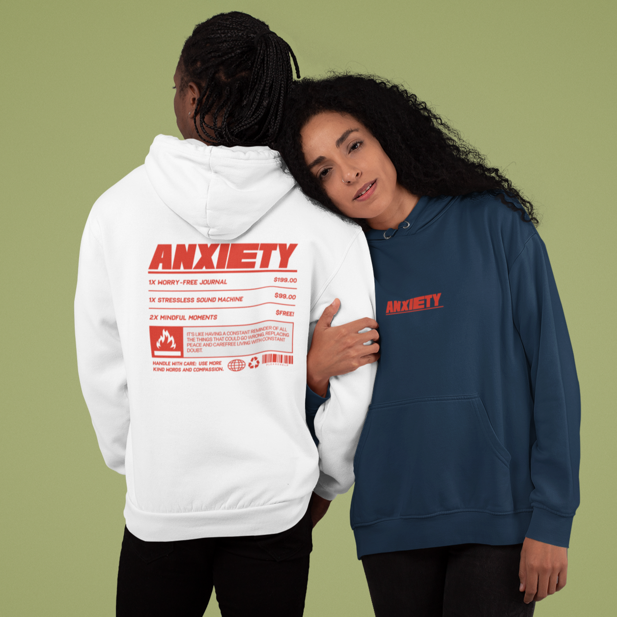 Oat Milk Club - Anxiety - Organic Hoodie