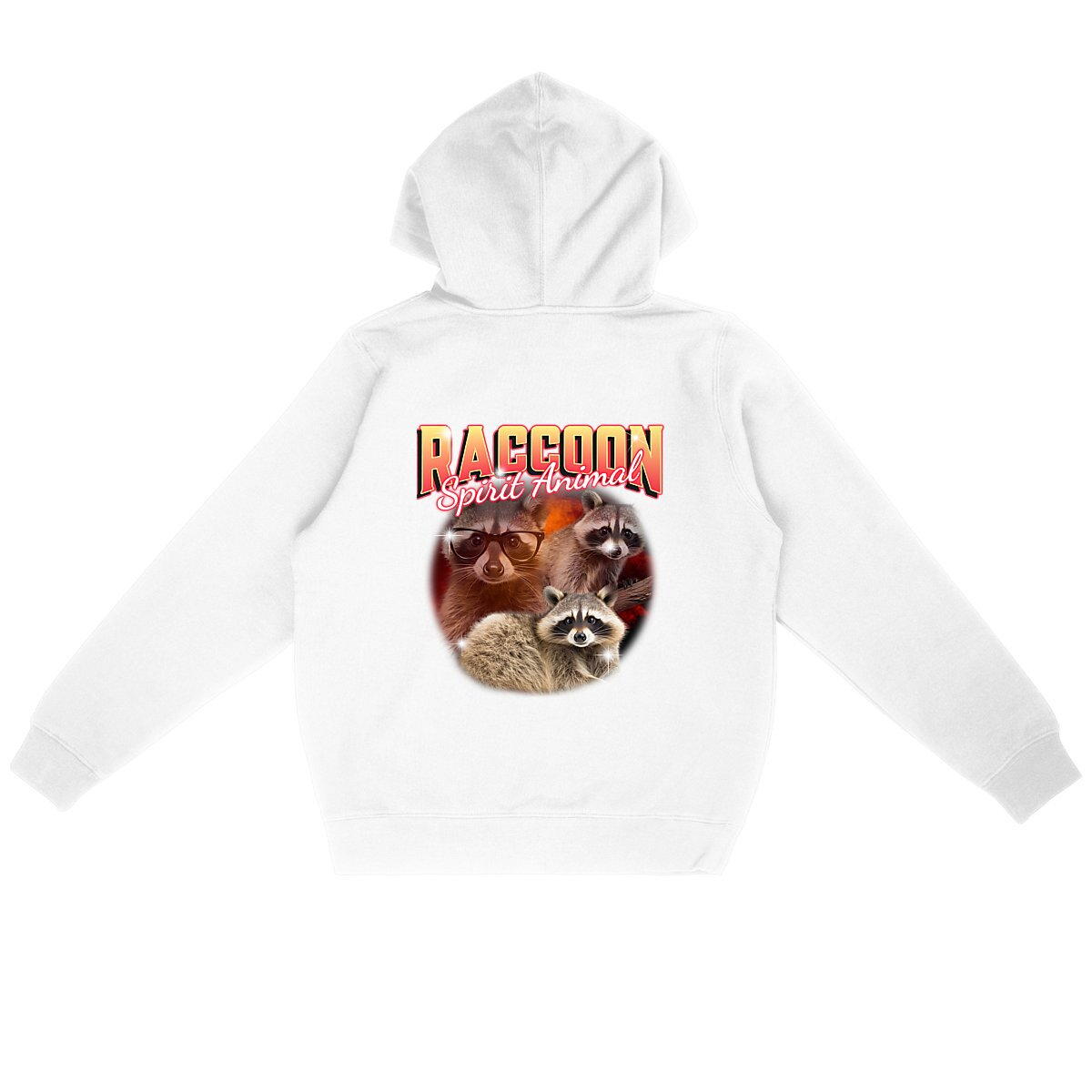 Raccoon Spirit Animal - Sudadera con capucha orgánica - Hecho en Francia