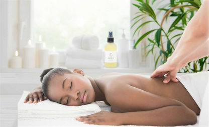 Lizush Aromatherapy Eucalyptus Massage Oil with CBD, Natural Relaxing Body Massage Oil (THC free)