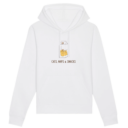 Oat Milk Club - Cats, Naps & Snacks - Organic Cotton Hoodie