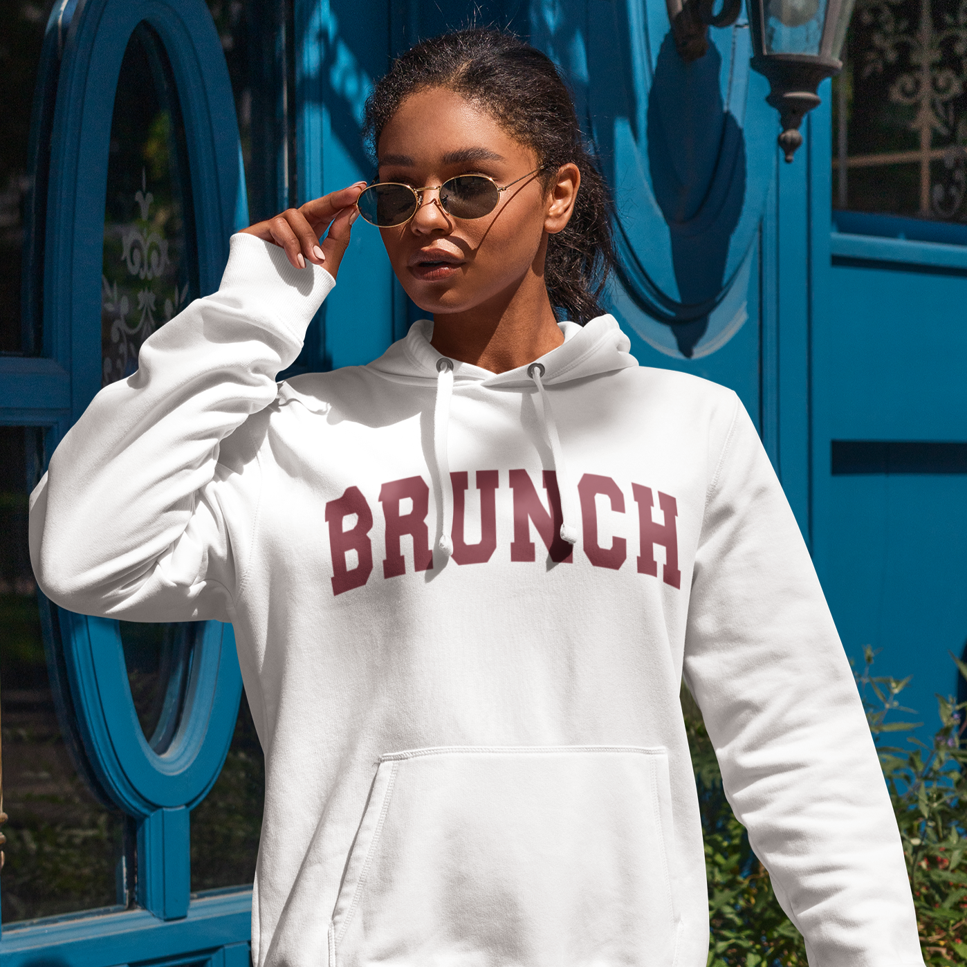 Brunch - Sudadera con capucha de algodón orgánico - Hecho en Francia