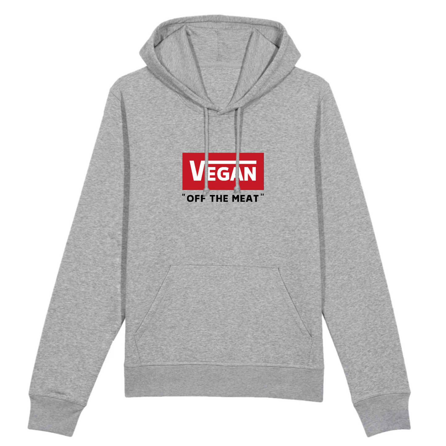 OFF THE MEAT - Sudadera con capucha de algodón orgánico - Fabricada en Francia