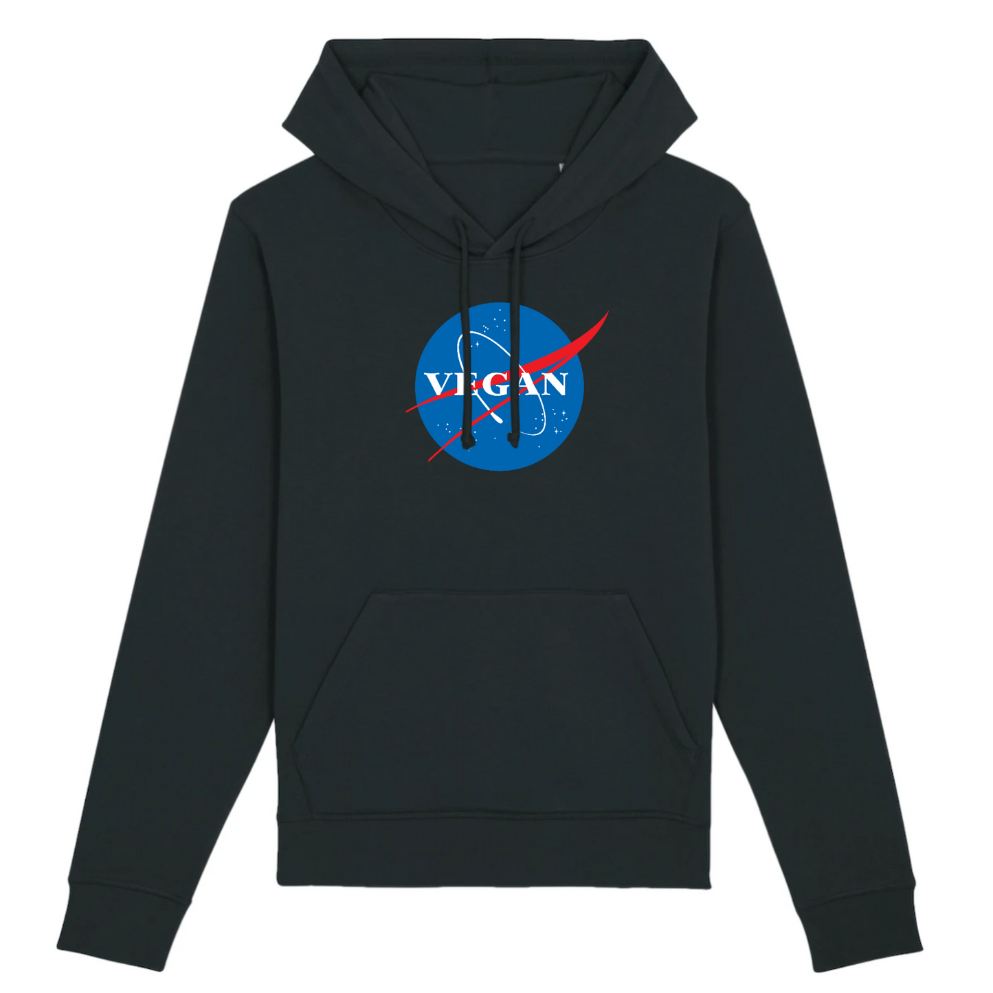 Vegan Nasa - Sudadera con capucha de algodón orgánico - Hecho en Francia 