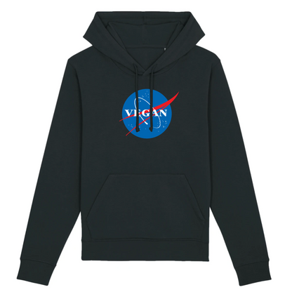 Vegan Nasa - Sudadera con capucha de algodón orgánico - Hecho en Francia 