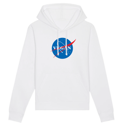 Vegan Nasa - Sudadera con capucha de algodón orgánico - Hecho en Francia 