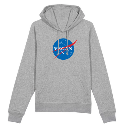 Vegan Nasa - Sudadera con capucha de algodón orgánico - Hecho en Francia 