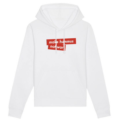 Oat Milk Club - Make Hummus not War - Organic Cotton Hoodie