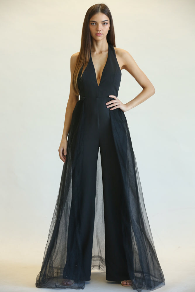 Jarka - Halter Neckline Premium Jumpsuit