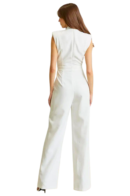 Arleth - Premium Woven Fabric Jumpsuit