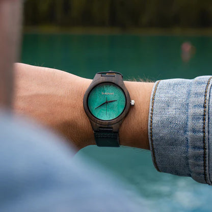 Regalos para hombres: el reloj Leaf Green: redefine tu estilo