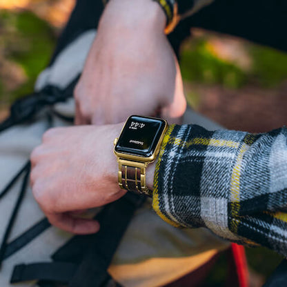 TruWood The Classic Apple Watch Band in Gold