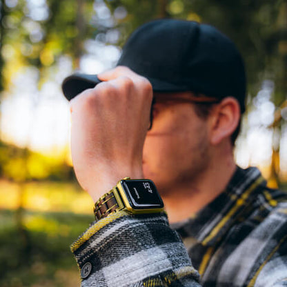 TruWood The Classic Apple Watch Band in Gold