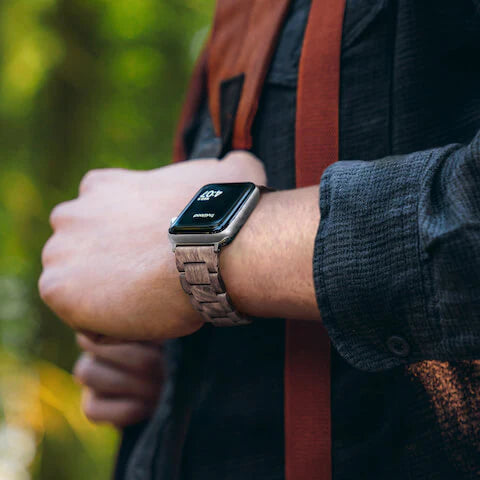 Correa para Apple Watch para todos los días - Gris - Una fusión de naturaleza y tecnología