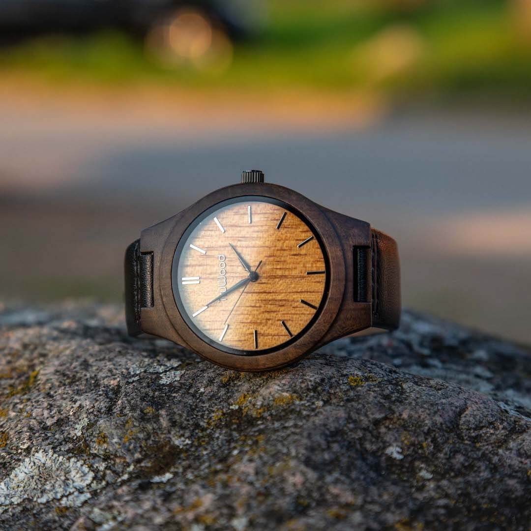 Regalos para hombres: The Timber Watch: redefiniendo el minimalismo con elegancia natural