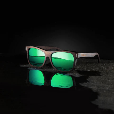 TruWood The Ultimate Mahogany Green Sunglasses