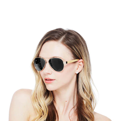 TruWood The Weekender Black Sunglasses