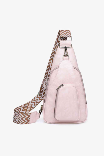 Adored Take A Trip PU Leather Sling Bag